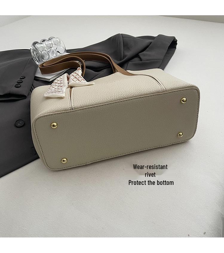 Women's Cross-Border Minimalist Large Capacity Tote - 2025 Fashionable and Versatile Shoulder Bag for Work and Commute