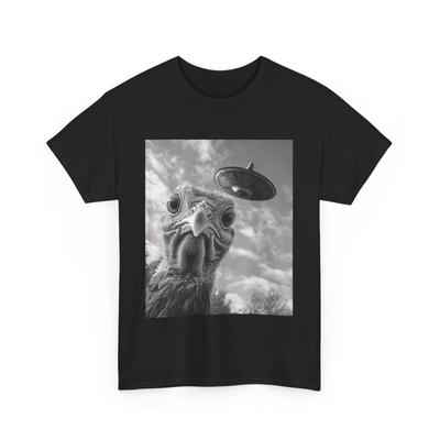 Funny Turkey Selfie UFO Thanksgiving T-Shirt