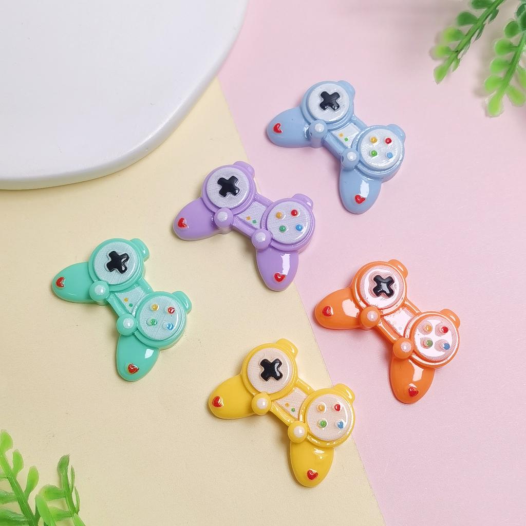 New Creative 100Pcs Video Game Controller Charms Flatback Resin Cabochons Embellishments for Craft Scrapbooking Supplies