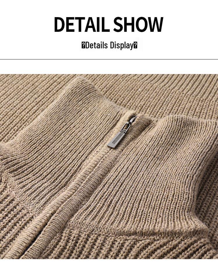 Men's Solid Color Knitwear: British Style Lapel Sweater