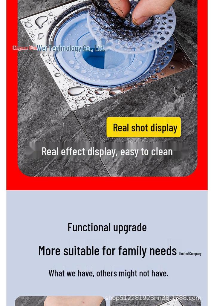 Universal Silicone Floor Drain Cover and Deodorizer