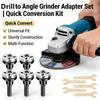 Borradapter Universal Borradapter med Flänsmutter DelarKit, för Kapskiva Polerskiva Metaller Handtagshållare Adapter