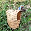 Reusable Bird Nest Natural Materials Great Pet Bamboo Breeding