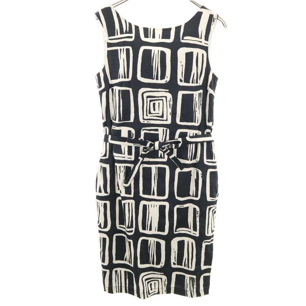 Marimekko Overall Handle No Sleeve One Piece 36 Black Series Women Used