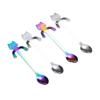304 Stainless Steel Kitten Hanging Cup Spoon Coffee Stirring Stick Creative Color Cup Gift Tableware