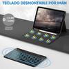 Compatible Backlit Bluetooth Keyboard Case with Pen Slot for iPad 10th Gen - Spanish Layout & 11th Stand Shell