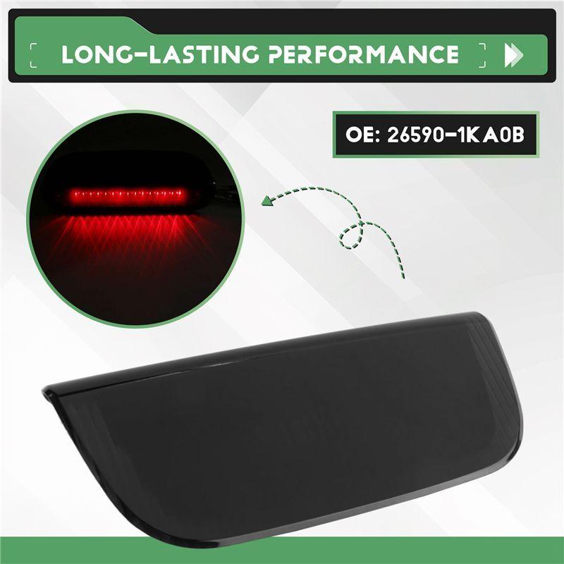 Powerful 26590-1KA0B LED High Mount Rear Third Roof Hatch Brake Light Black Stop Signal Lamp For Nissan Juke MK1 F15 2010-2018