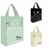 Multiple Pockets Cartoon Tote Bag Panda Dog Shoulder Handbag Cute Student Tutorial Bag  Shopping