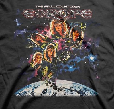 The Final Countdown EUROPE Groupe Taille Complète S à 5XL T-Shirt Unisexe