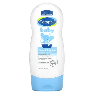 Baby, Wash & Shampoo with Organic Calendula, 7.8 Fl Oz (230 Ml)