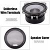 4-Zoll-Autolautsprecher-Sets, hocheffizienter Mini-Kalottenhochtöner, Hochleistungs-Seidenfolien-Auto-Audiolautsprecher, Auto-Audio-Modifikation