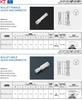 KT Nylon Bullet Double Crimp Male Fully Insulated Connector (0.5-078) Cold Crimp Terminal