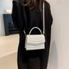 Trendy Pu Leather Small Square Crossbody Bag With Magnetic Closure For Everyday Use