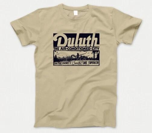 

Duluth T Shirt 845 Retro Poster The Air-Conditioned City Lake Superior Minnesota M
