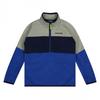 Childrens/Kids Linden Colour Block Zip Neck Regular Sweatshirt