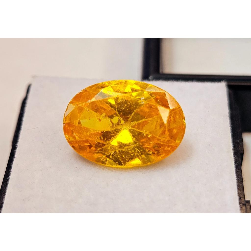 Oval Cut Natural Yellow Zircon 6-7 Ct Fabulous Certified Loose Gemstone