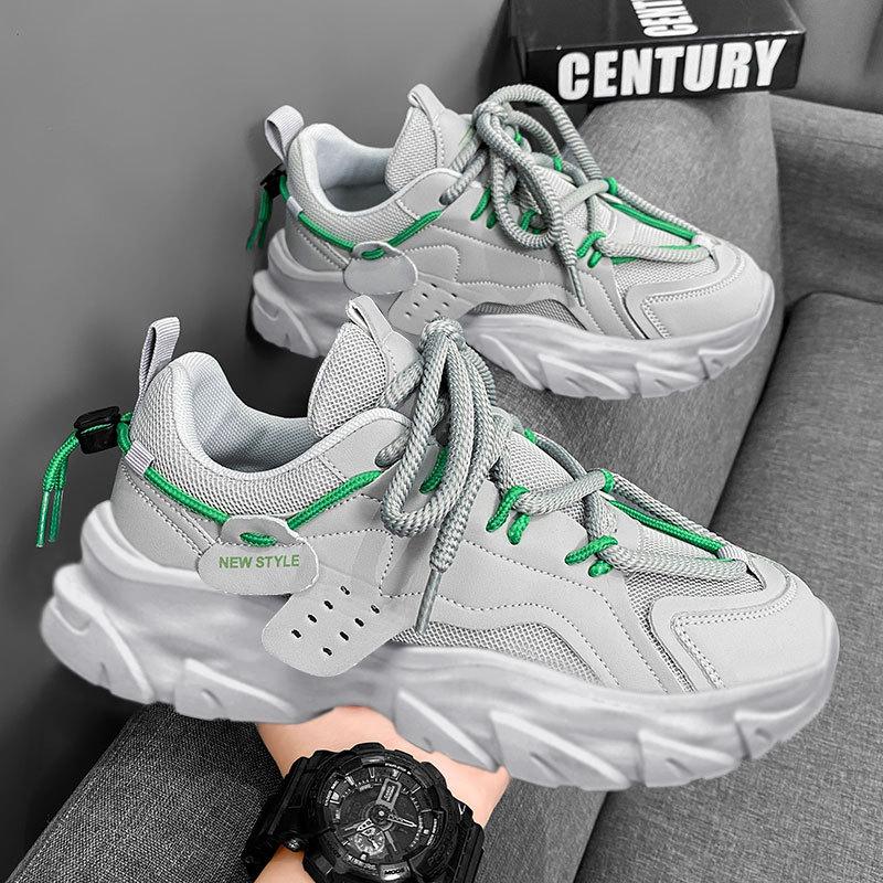 Large Size Men's Shoes Fashion New Dad Shoes Men's Mesh Running Shoes Sports Shoes Casual Shoes