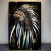 Retro Metal Wall Art Home Decor Living Room Painting 20x30cm