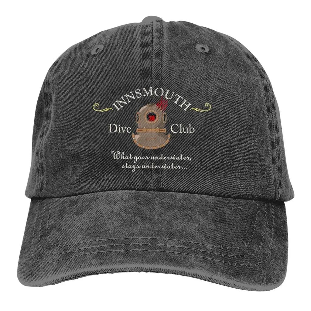 Summer Cap Sun Visor Innsmouth Club Hip Hop Caps Dive Scuba Diving Cowboy Hat Peaked Trucker Dad Hats
