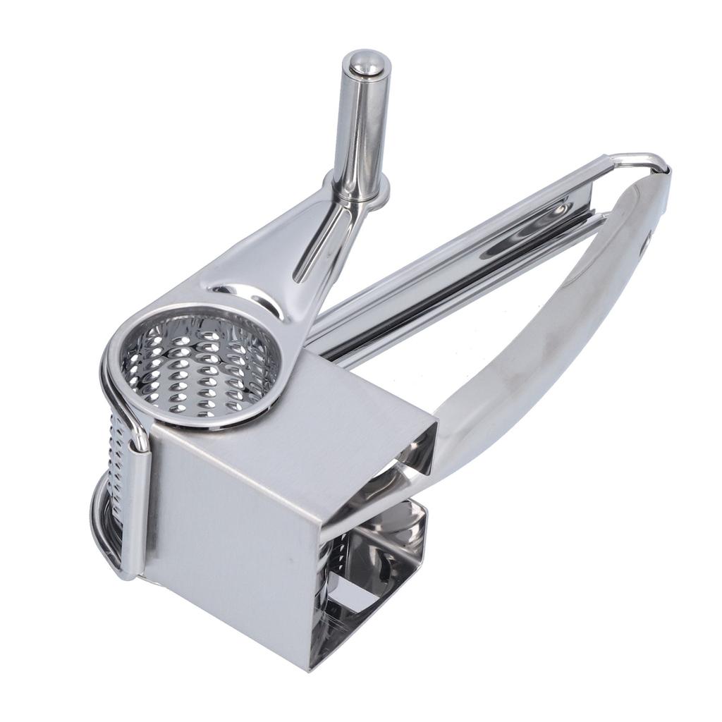 Cheese Grater Handhold Rotarting Stainless Steel Cheese Shredder for Household Chicken Cheese