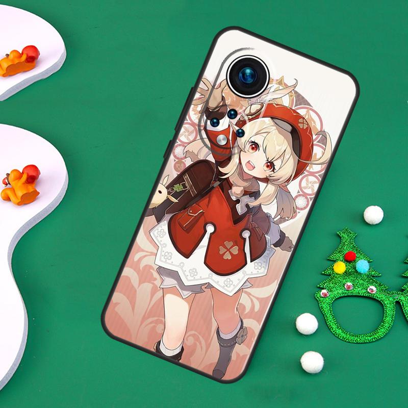 

Genshin Impact Klee Case For Honor Magic 7 5 6 Lite 50 70 90 200 Pro X9c X9b X9a X8a X7a X6a X8 X9 X8b Cover Honor 200 Lite