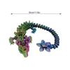 3D Printed Dragon Chinese Crystal Dragon Flexible Rotatable Articulated Dragons Home Office Desk Deocr Stress Relief Fidget Toy