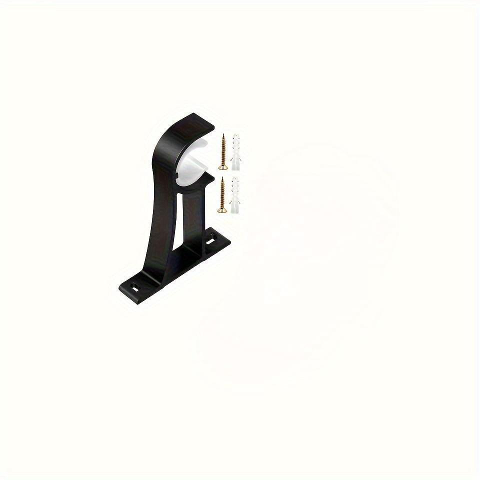 

Черные настенные кронштейны для карнизов, прочные и долговечные кронштейны для карнизов чёрный