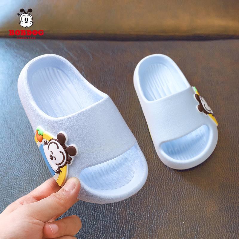 Bobdog Kids' Cute Cartoon Non-Slip Summer Slippers for Indoor and Outdoor Use