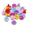 Flower Stem Plant Landscape 7 Petal Flowers for Small Building Block Flower Bed Ornament Compatible with LEGO Garden 32606 95831
