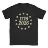 Men Women T-Shirts 250 Years American Anniversary  Casual Cotton Tees Short Sleeve  T Shirts Crew Neck Tops Gift Idea