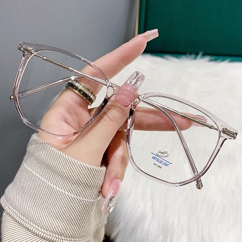 *Ready Stock* Anti Blue Light Blocking Glasses Clear Anti Radiation Glasses Replaceable Lens for Women/Men