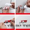 AABKX1 Kovový odznak přední mřížky automobilu pro Volkswagen VW Rline Jetta Beetle CC Golf Passat GTI GTD MK3 MK5 Touareg Scirocco Lavida