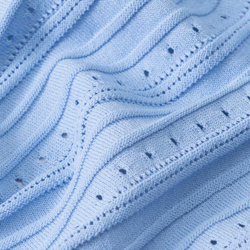 Giovanni Valentino Women's Short Sleeve Knitted Polo Top