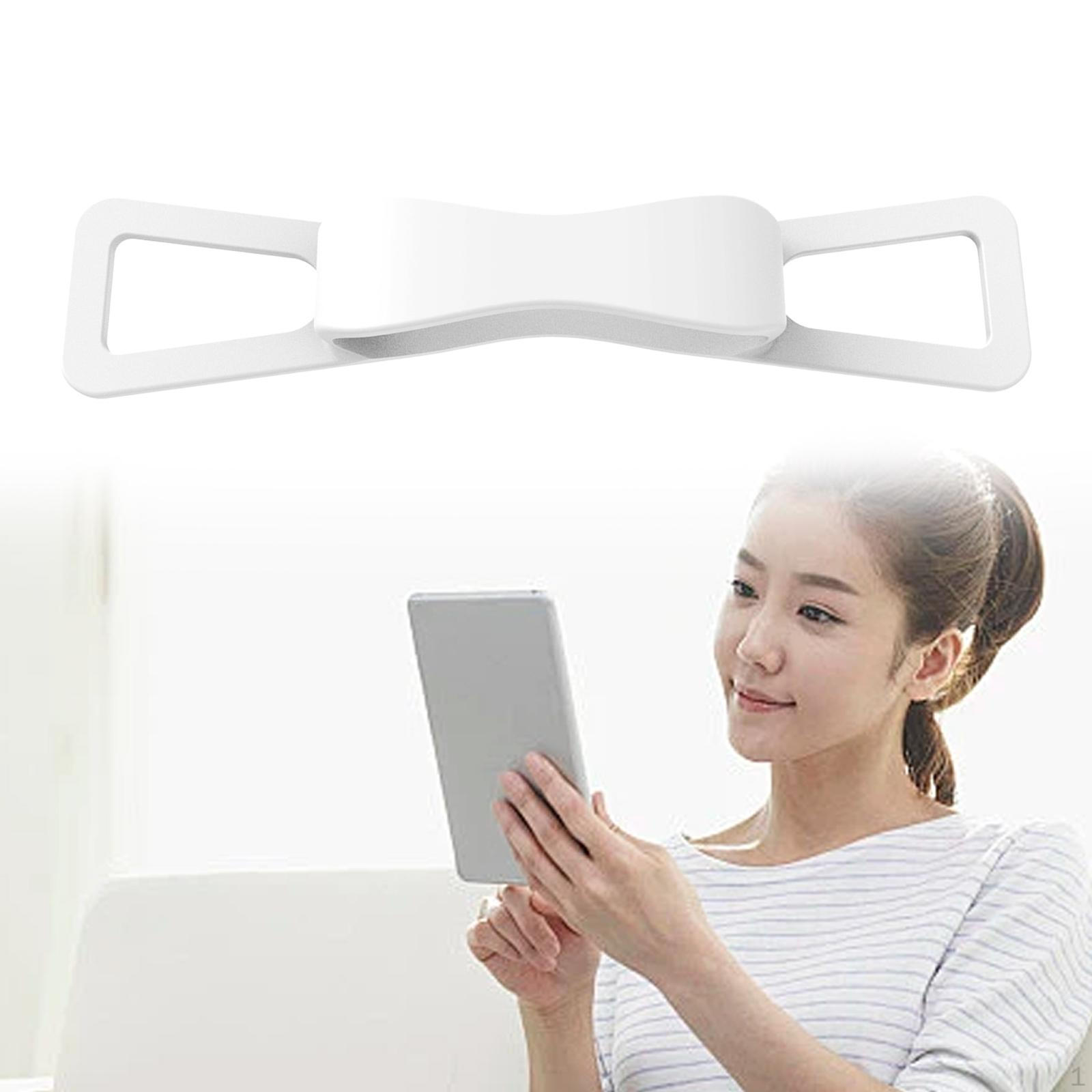 

Ремешок-держатель для планшета Надежный захват Высокоэластичная подставка Универсальные аксессуары Защита от падений белый