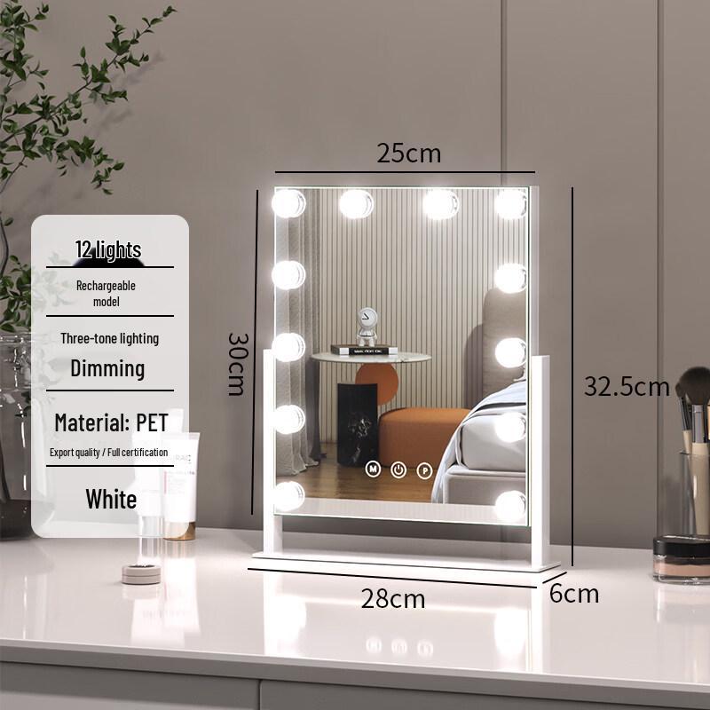 Yuzhuxun Rotating Smart Makeup Mirror with Lights
