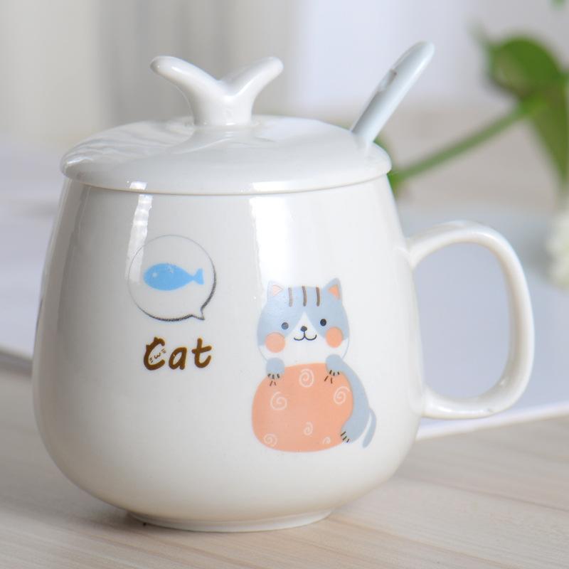 Creative Ceramic Cup Expression Water Cup Household Personalized Coffee Cup Cartoon Cup Mug