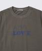 ADDSLOW Vintage Washed Love T-Shirt (Brown)