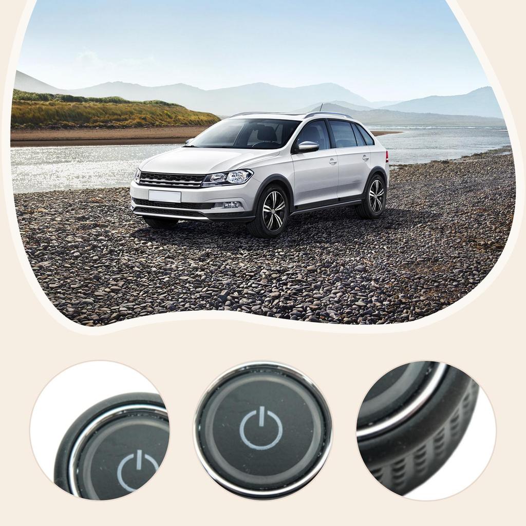 Radio Display Screen Button Trim Rsn315 Car Front Console Radio Volumes Knob for Volkswagen Golf 2010 To 2013 Fittings