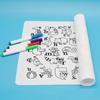 Children's Silicone Graffiti & Coloring Mat - Non-slip, Heat-resistant Animal & Number Pattern Mat
