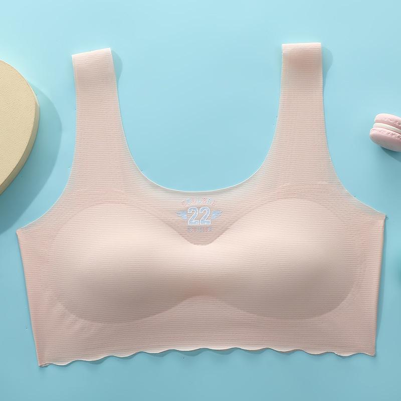 Seamless Ice Silk Underwear for Teen Girls - Thin Vest Bra