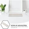 Self-Adhesive Drawer Slides 10.39 Inch, 2 Pcs White HIPS Guide Rails for Cabinets, Dressers, Storage Boxes, Easy Installation, Smooth and Quiet