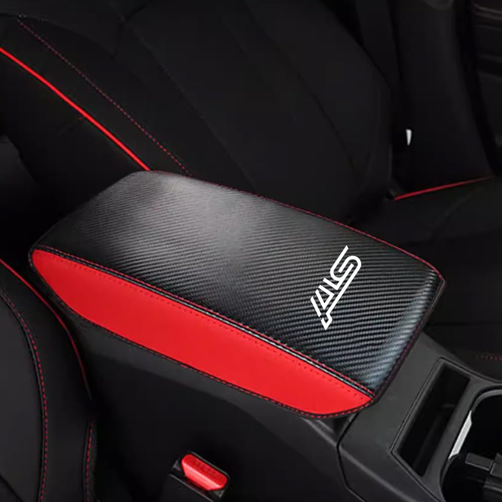 XIKER Leather Armrest Cover for Subaru Levorg Crosstrek Impreza XV Center Console Scratch and stain cover for custom (VN series), (GU series), (GU