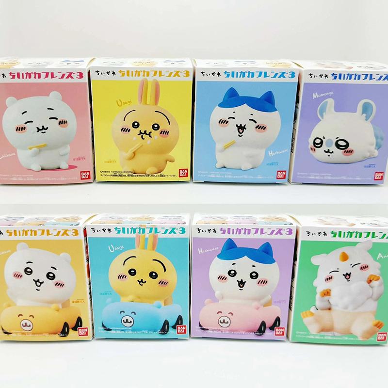 Chiikawa Figurka Hračka Kawaii Hachiware Usagi Panenky Ozdoby Kreslený Roztomilý Sebekritický Medvídek Stolní Dekorace Fanoušci Dětský Dárek