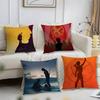 Pillow Case The H-Hunger Games Sofa Short Plush Double-Sided Hd Printing Room Home Office Gift Cushion Cover