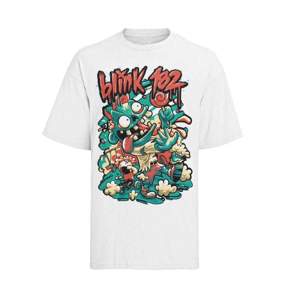 Retro BLINK 182 Band 70s 80s 90s Konzert Herren T-Shirt