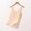 Summer Ice Silk Seamless Women's Plus Size Base Layer Camisole - Super Thin, See-Through Tank Top