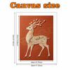 Pearl Art Painting Kit for Adults and Beginners, Elegant Deer Auspicious Cloud Sparkling Painting Craft Home Wall Decor Handmade Gift Art Supplies