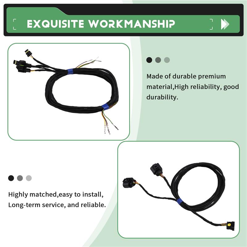 A58X-Blind Spot Side Assist Lane Change Wire Cable Harness 2Q0907685B For Passat B8 2015-2025