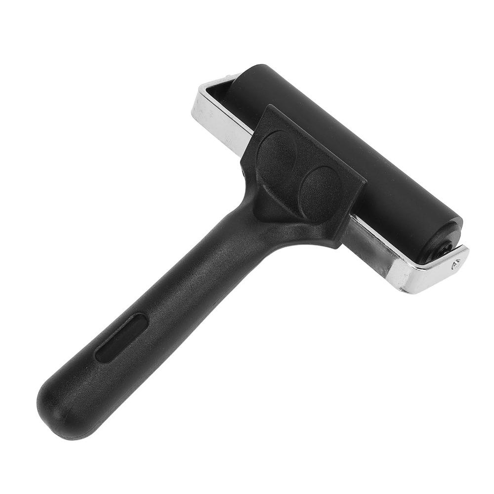 2pcs 4 Inch Press Roller Tool Hard Rubber Printmaking Roller Rubber Brayer Roller For Printmaking