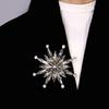 Body Jewelry Rhinestone Brooch Decorative Clothing Chest Flower Irregular Flower Brooch  Party